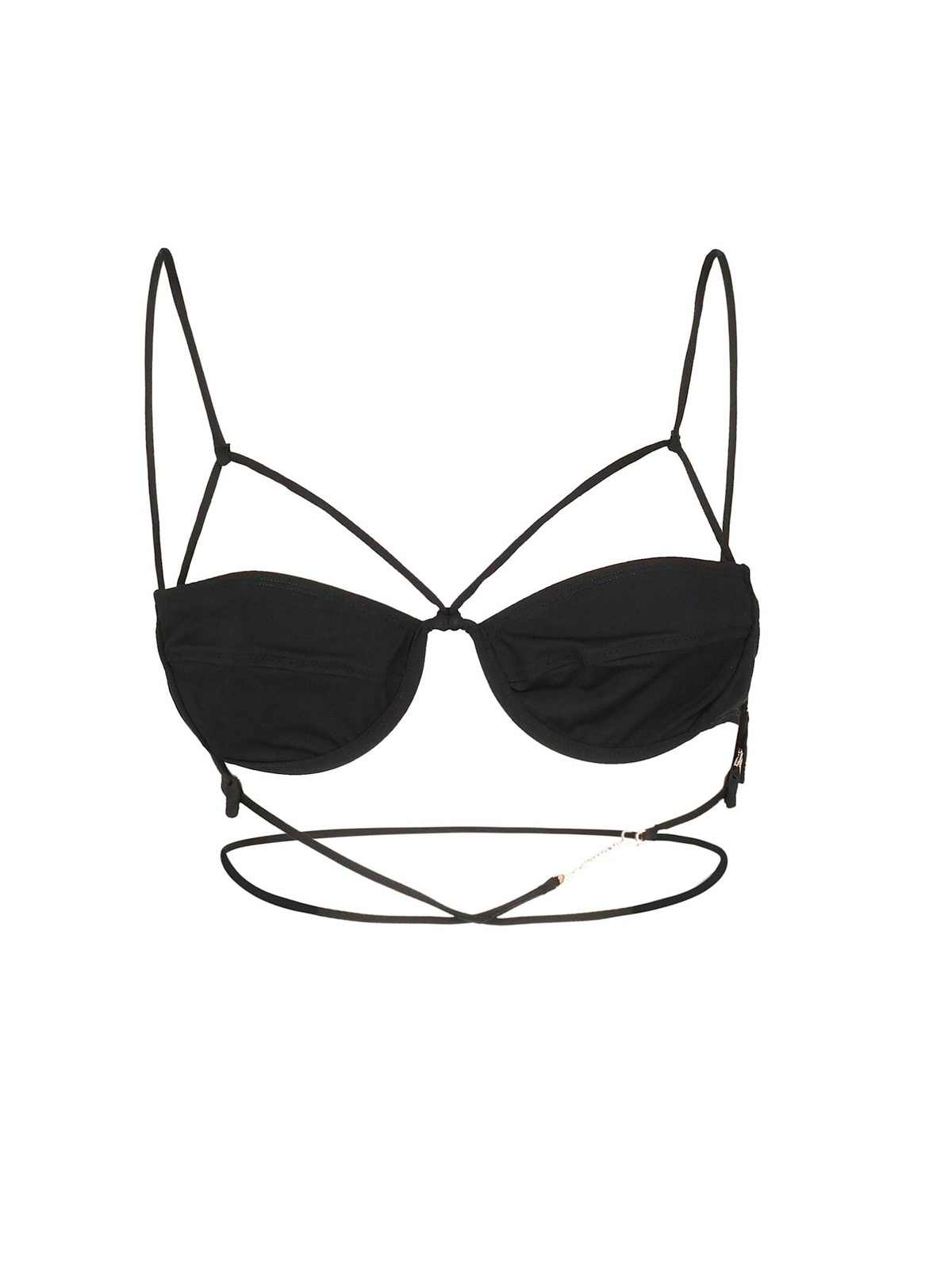 Jacquemus Purple 'Le Haut De Maillot Signature' Bikini Top