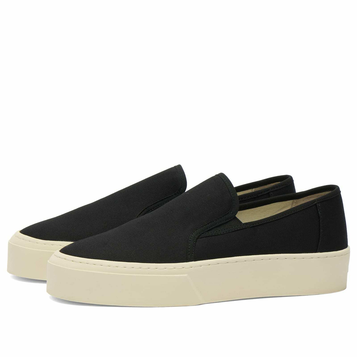 ANNIE HOOD Men's Hood Slip On Sneaker in Black