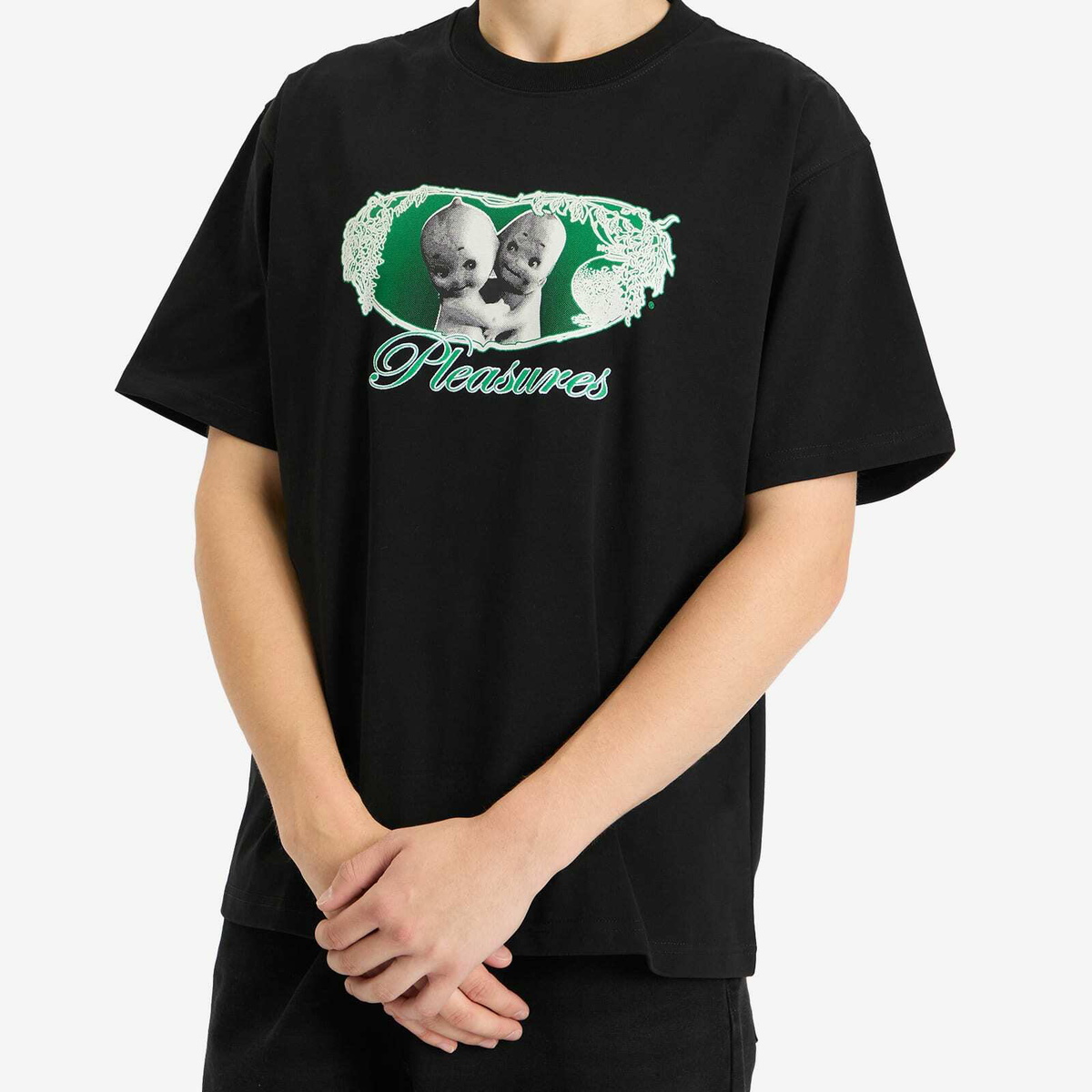 Pleasures Men's Cutie Heavyweight T-Shirt in Black