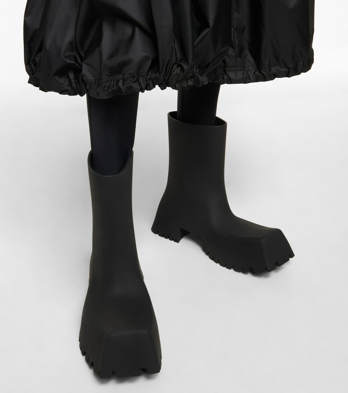 BALENCIAGA trooper rubber boots-