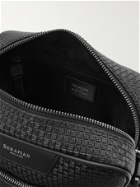 Serapian - Leather-Trimmed Stepan Coated-Canvas Messenger Bag