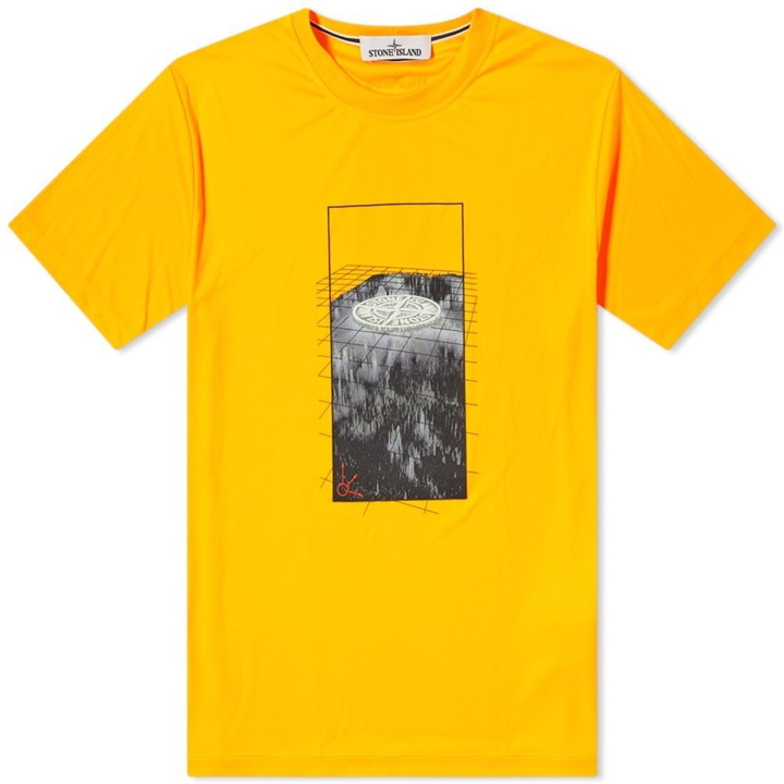 Photo: Stone Island Fluo Graphic Tee Shirt Three