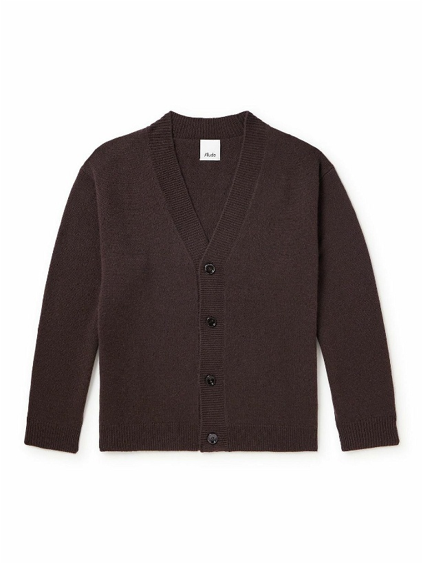Photo: Allude - Virgin Wool and Cashmere-Blend Cardigan - Brown