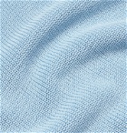 Jacquemus - Colour-Block Cable-Knit Polo Shirt - Blue