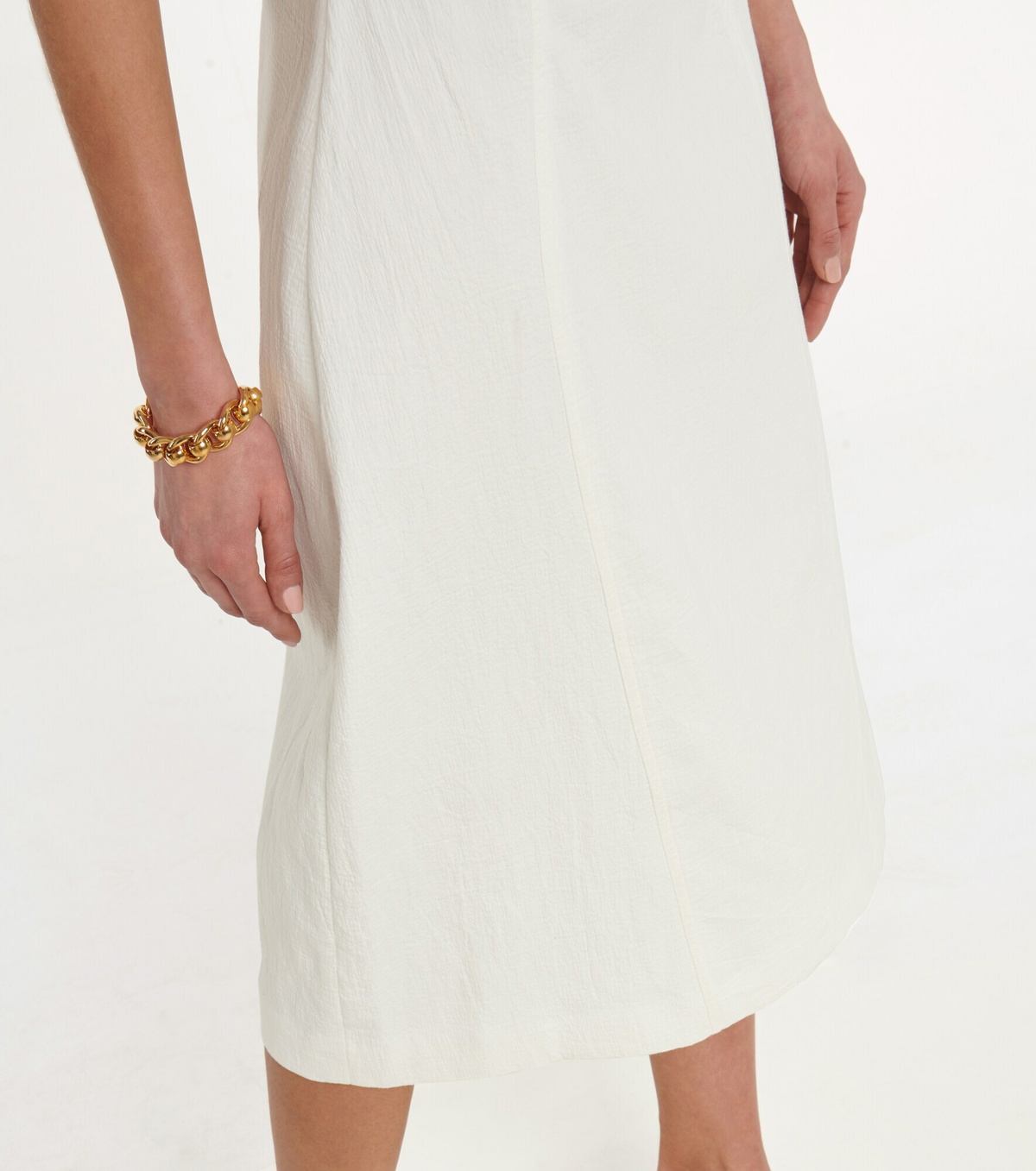 LOW CLASSIC - Cotton-blend midi dress