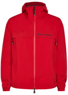 Moncler Grenoble Shipton Waterproof Packable Hooded Nylon Jacket Red