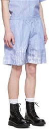 Dsquared2 Blue Cotton Shorts