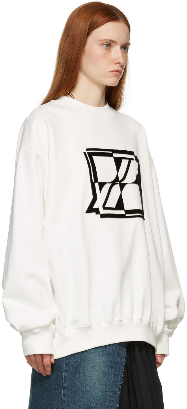 We11done Off-White New Logo Sweatshirt
