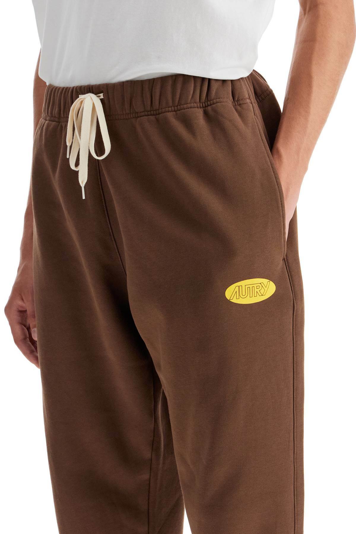Autry Blue Cotton Joggers (Workout Pants) main image 1