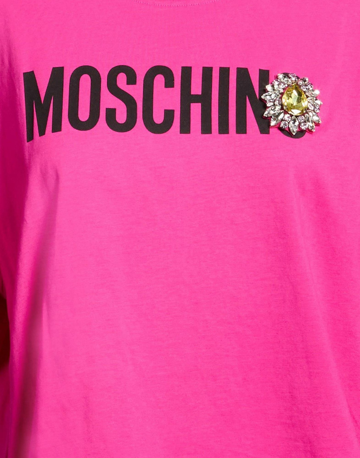 Moschino Womens T-shirt Fuchsia
