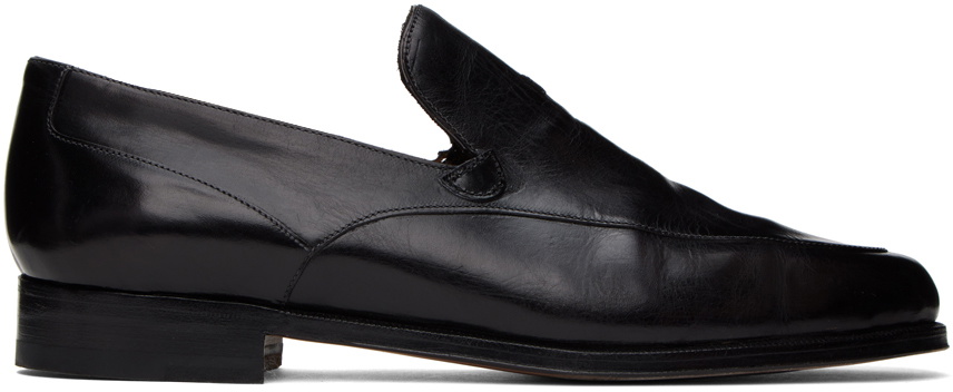 The Row Black Enzo Loafers The Row