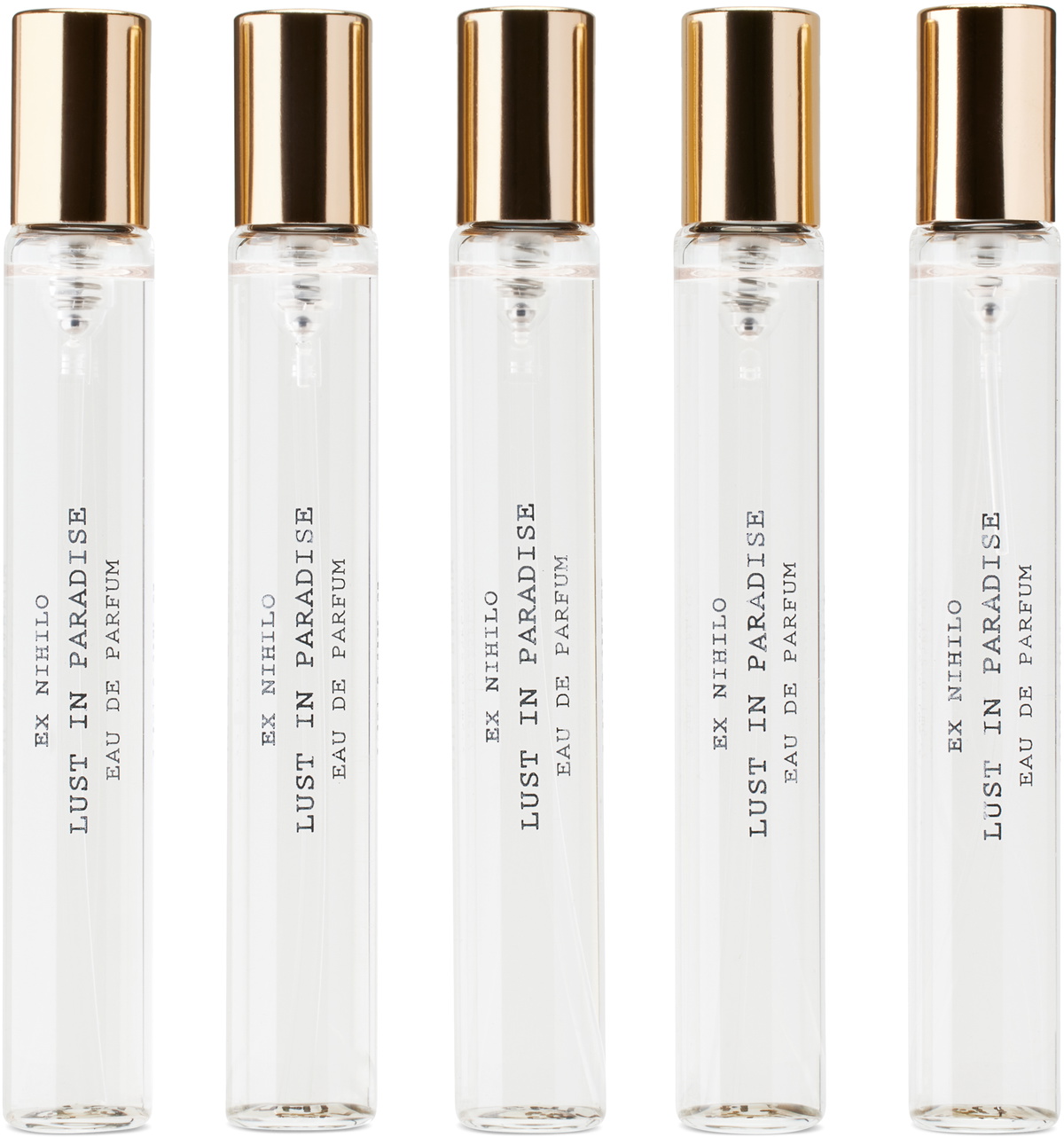 Ex Nihilo Paris Lust In Paradise Eau de Parfum Travel Set, 5 x 7.5 mL