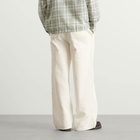 AMI Paris Men's Light Denim Wide Fit Jeans in White