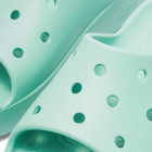 Crocs Classic Platform Slide in Jade Stone