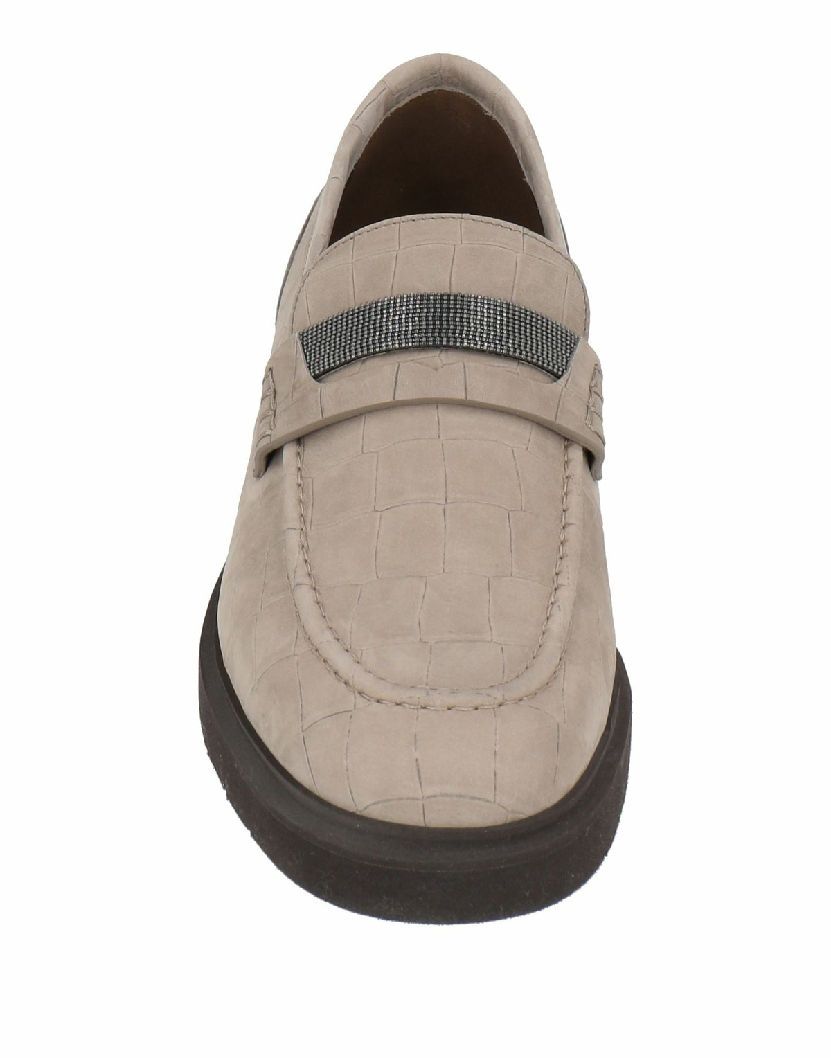 Brunello Cucinelli Womens Loafers in Grey
