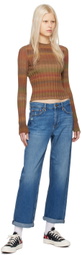 Re/Done Multicolor Poor Boy Sweater