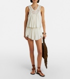 Isabel Marant Nilany beaded silk romper