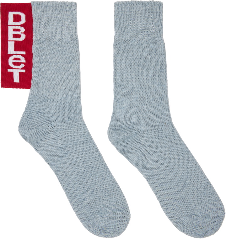 Photo: doublet Blue Recycle Denim Yarn Socks