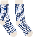 ADER error Off-White Logo Socks