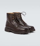 Brunello Cucinelli Leather lace-up boots