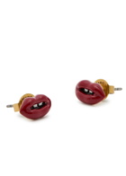 Marc Jacobs Lips Stud Earrings - Gold - One Size