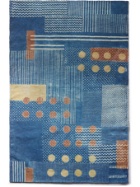 11.11/eleven eleven - Printed Indigo-Dyed Organic Kala Cotton Rug
