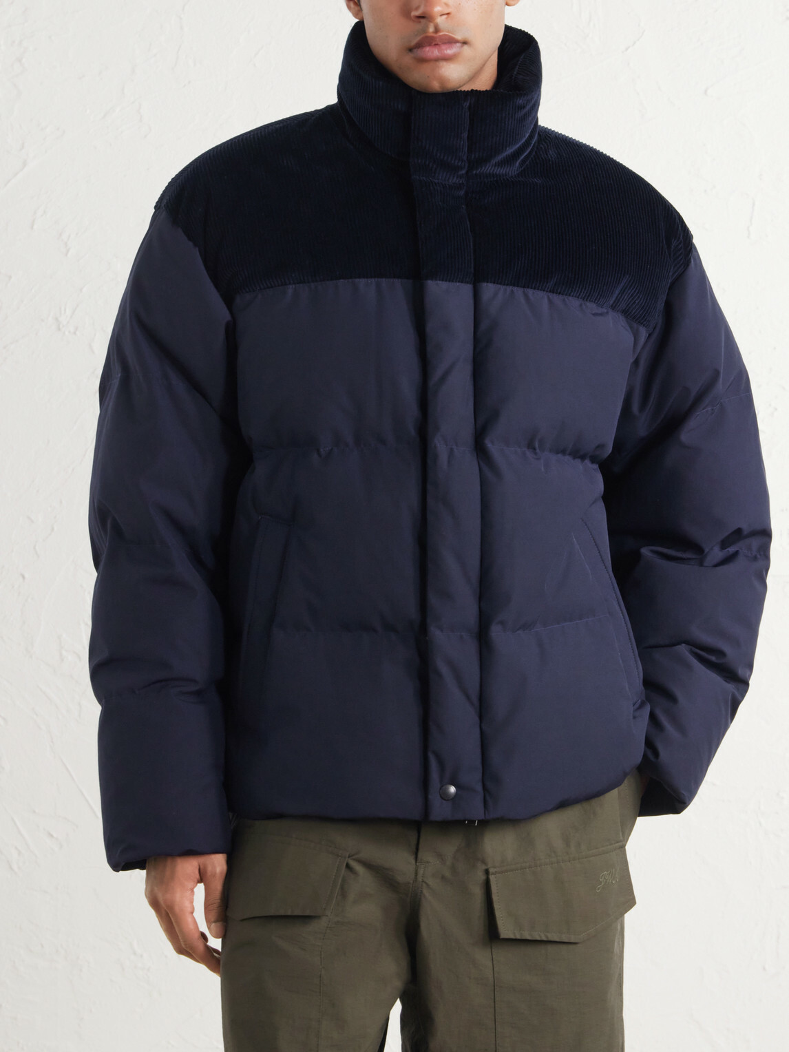 Canada Goose - Sterling Corduroy-Trimmed Quilted Shell Down Jacket - Blue