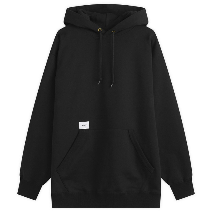 Photo: WTAPS Men's Sign Logo Hoodie in Black
