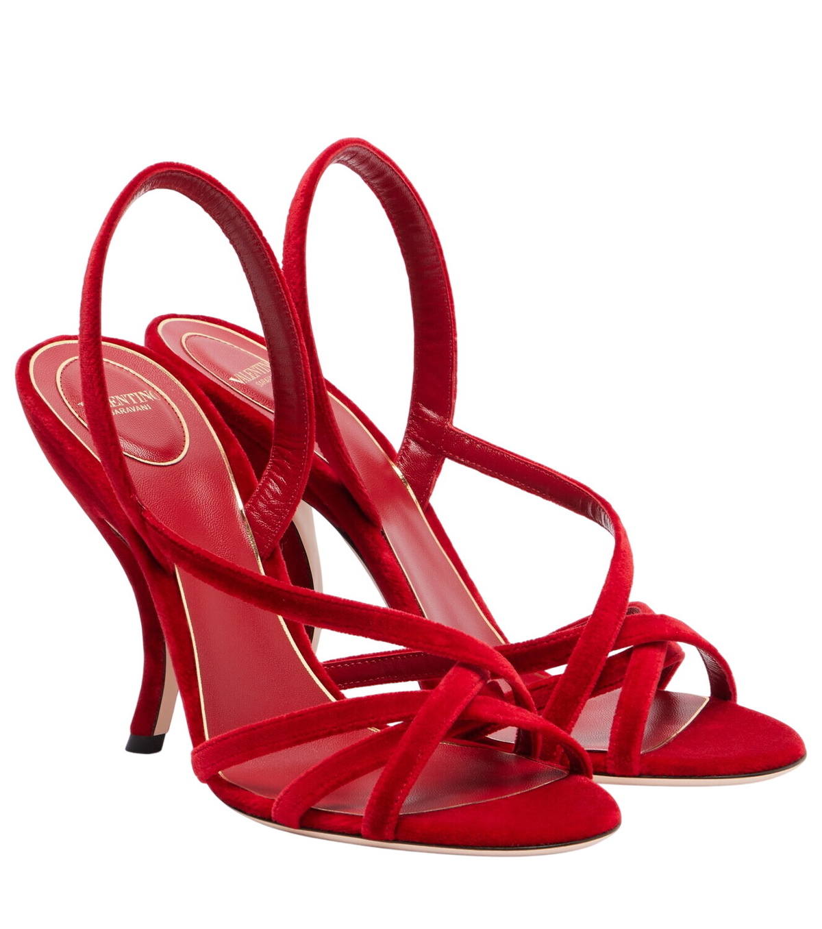 Valentino Garavani Royal 75 metallic leather mules Valentino