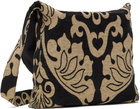 Anna Sui Black & Beige Beardsley Tapestry Bag