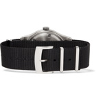 Merci - LMM-01 Grand Pa' 38mm Stainless Steel and NATO Webbing Watch - Silver