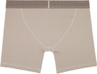 SKIMS Three-Pack Multicolor SKIMS Cotton 5 Boxer Briefs