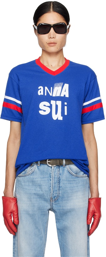 Photo: Anna Sui SSENSE Exclusive Blue T-Shirt