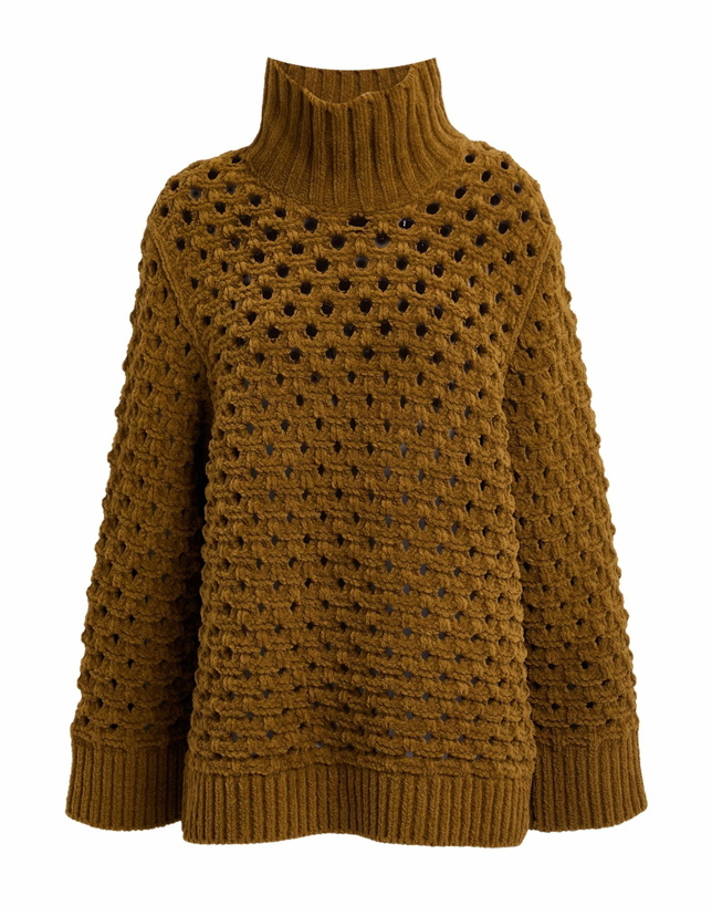 Photo: Dorothee Schumacher Womens Turtleneck Military in Green