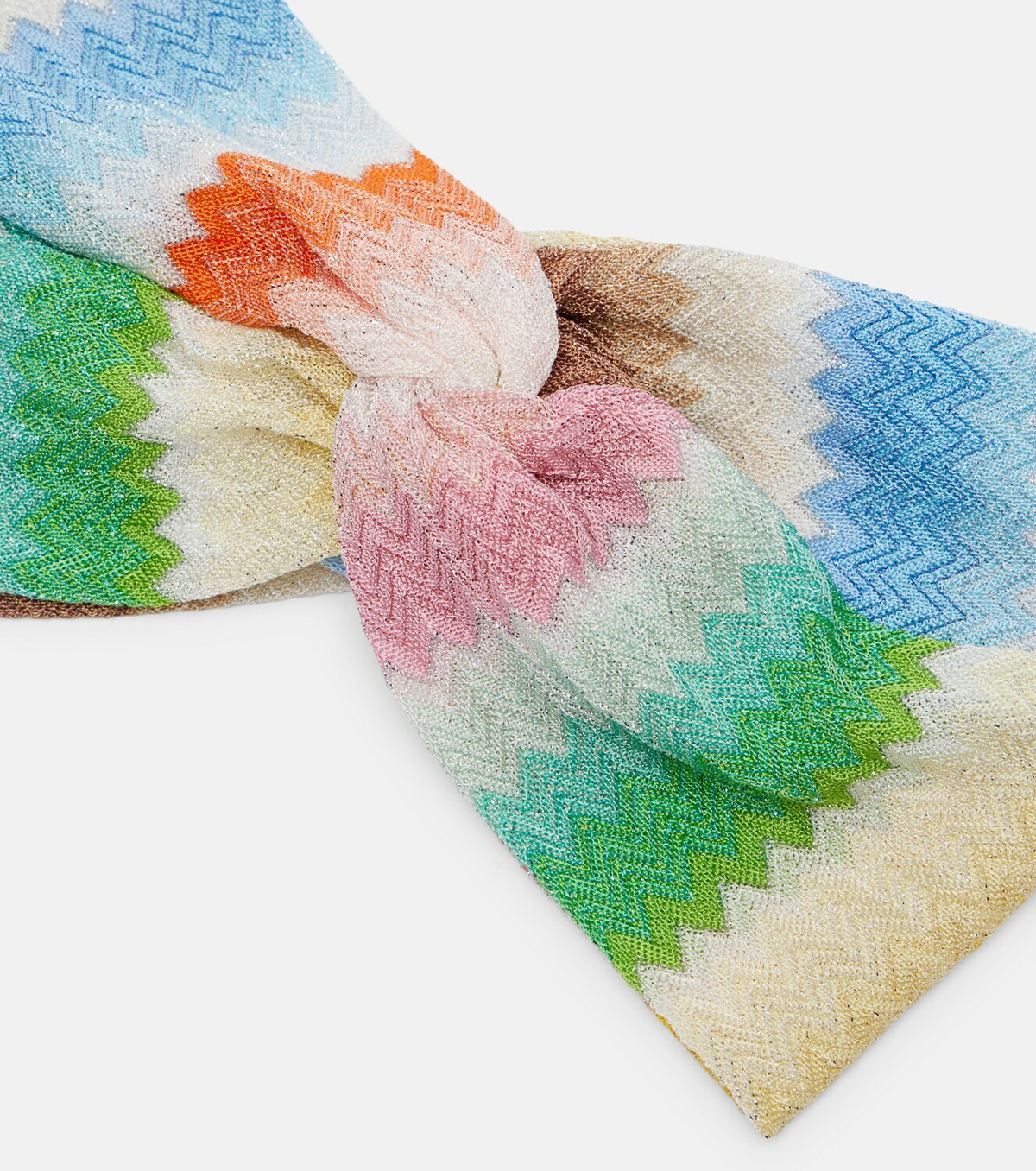 Missoni Zigzag lamé headband