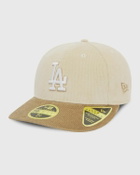 New Era Cord Lp 59 Fifty® Los Angeles Dodgers Beige Caps