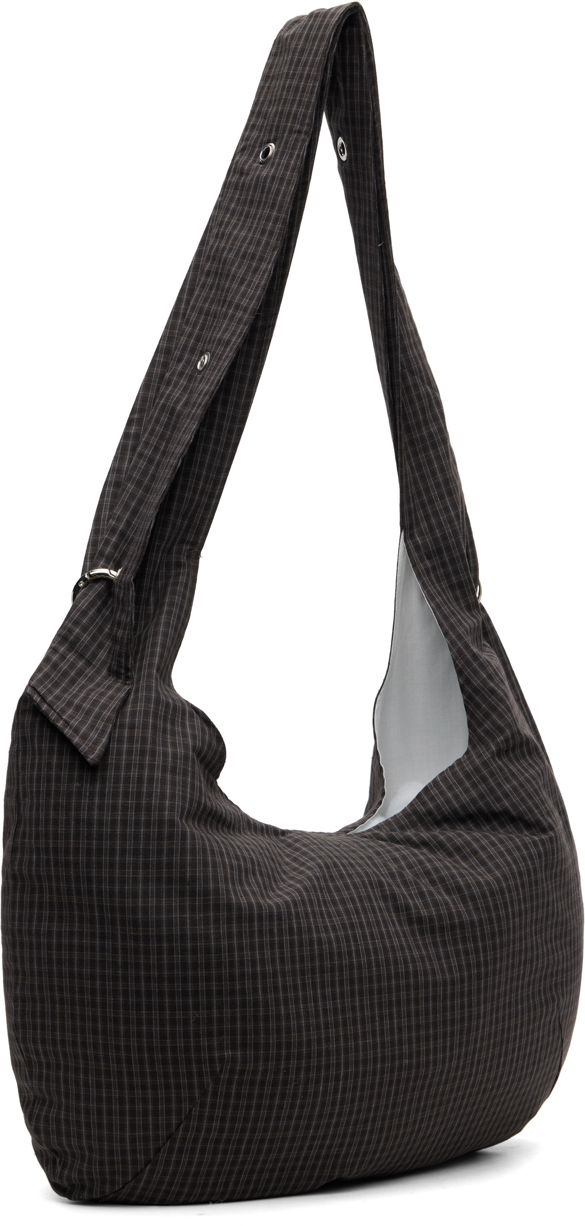 mfpen Gray Eyelet Messenger Bag
