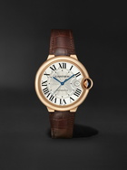 Cartier - Ballon Bleu de Cartier Automatic 40mm 18-Karat Pink Gold and Alligator Watch, Ref. No. WGBB0035