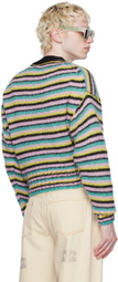 GANNI Multicolor Striped Cardigan