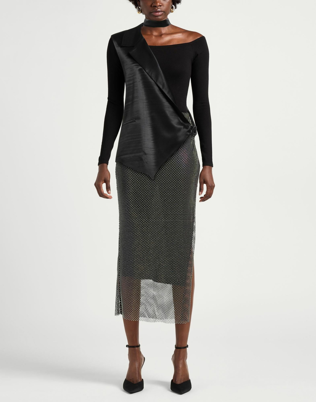 Jijil Womens Top in Black