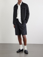 Kartik Research - Pataudi Checked Linen Shirt - White