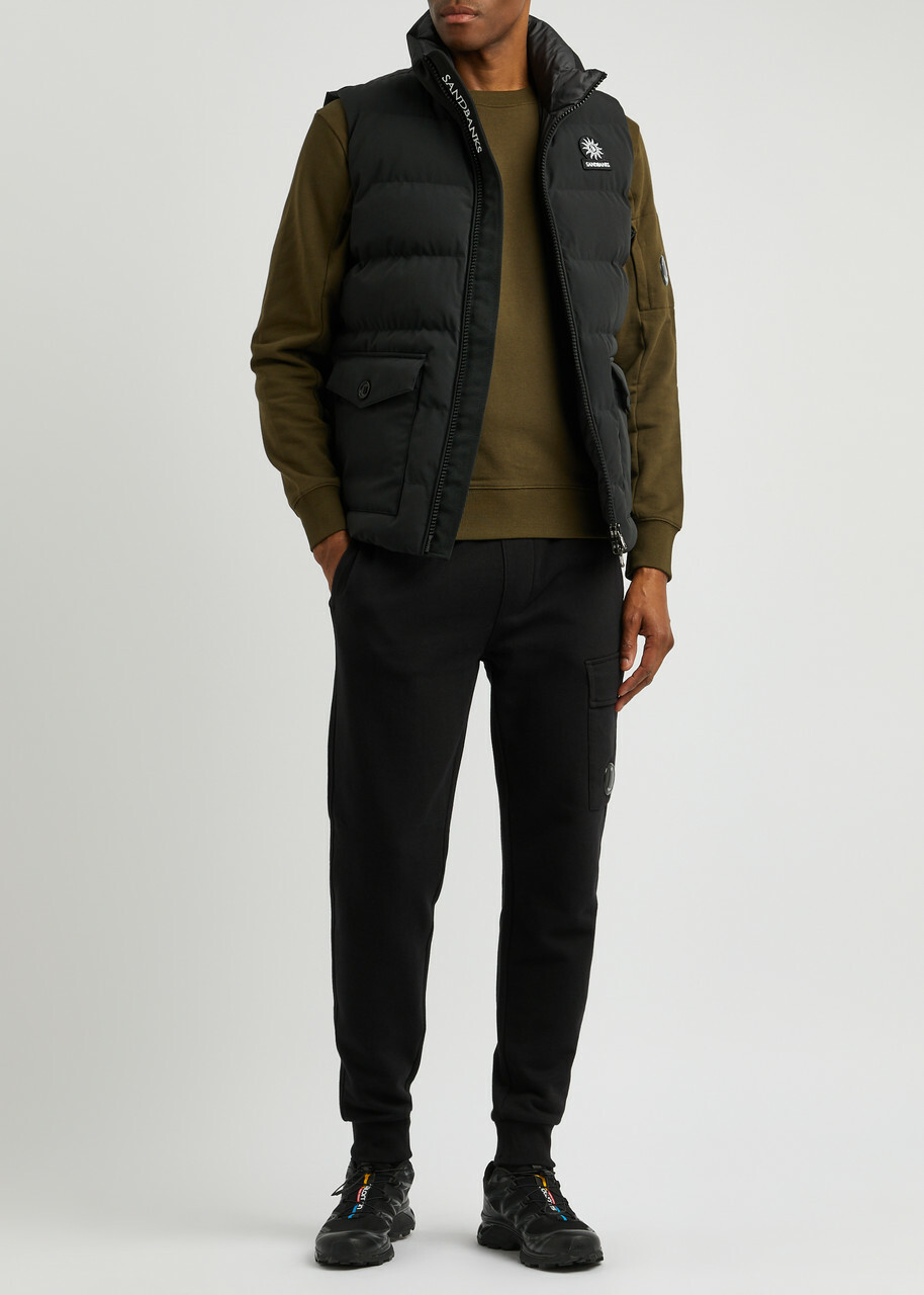 Sandbanks Explorer Quilted Shell Gilet Black