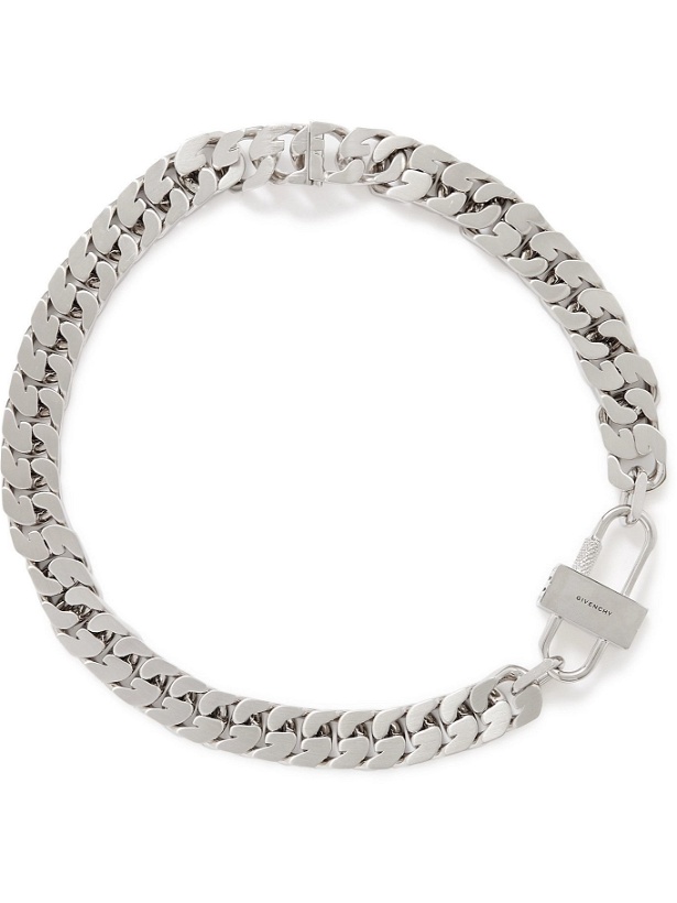 Photo: GIVENCHY - G Silver-Tone Chain Necklace