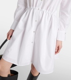 Vince Ruched cotton shirtdress