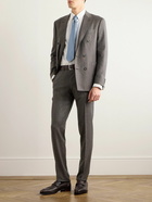 Canali - Straight-Leg Wool-Flannel Suit Trousers - Gray