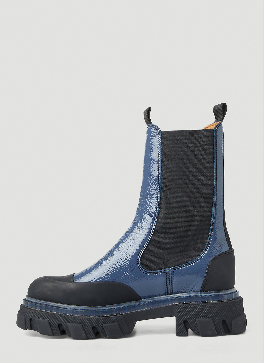 GANNI Mid Calf Chelsea Boots