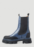 GANNI Mid Calf Chelsea Boots