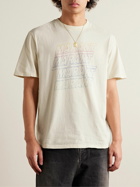Marant - Hugo Logo-Print Cotton-Jersey T-Shirt - Neutrals