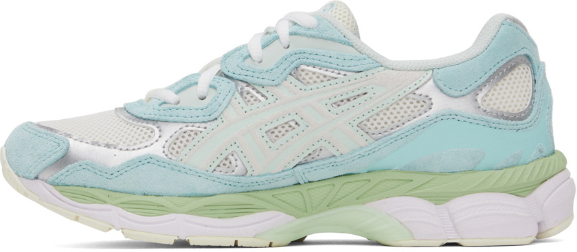 Asics White & Blue Gel-NYC Sneakers