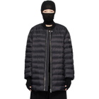 Rick Owens Moncler + Rick Owens Black Flight Down Jacket